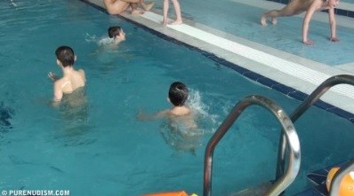 Poolside activities 1 Full HD - A love of the sun and fresh air are important values for those who practice naturism and nudism