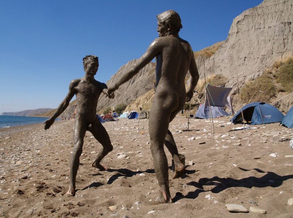 Jr Nudist Nude Beach Mud Soldiers photos - There are festivals centered around the theme of nudity, such as Nudist Day