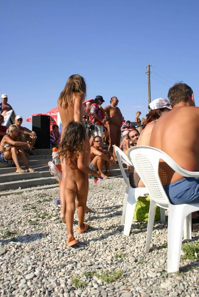Naturist Standing Sideline - Accepting oneself fully is the foundation of naturism
