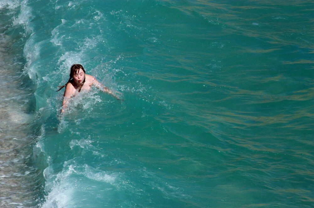 Naturist Cold Water Entry pics - The practice of nudism helps overcome insecurities and overcome fears