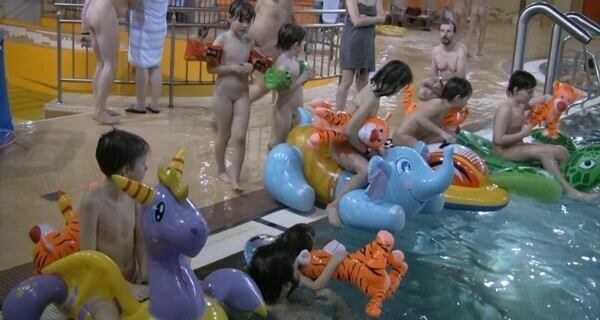 Indoor water runners 1 Full HD video - Nudism improves health and boosts self-esteem