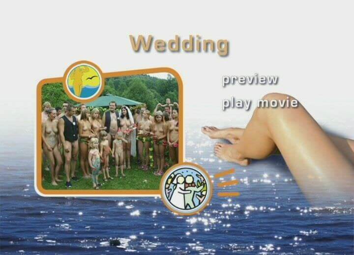 A wedding in a nudist collective - Nudism teaches us to appreciate the present and be honest