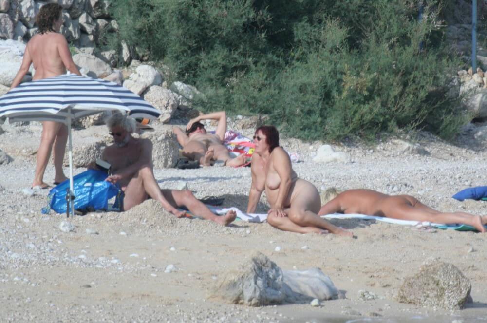 Croatian Baska Beach pics - A slight inclination toward nudism