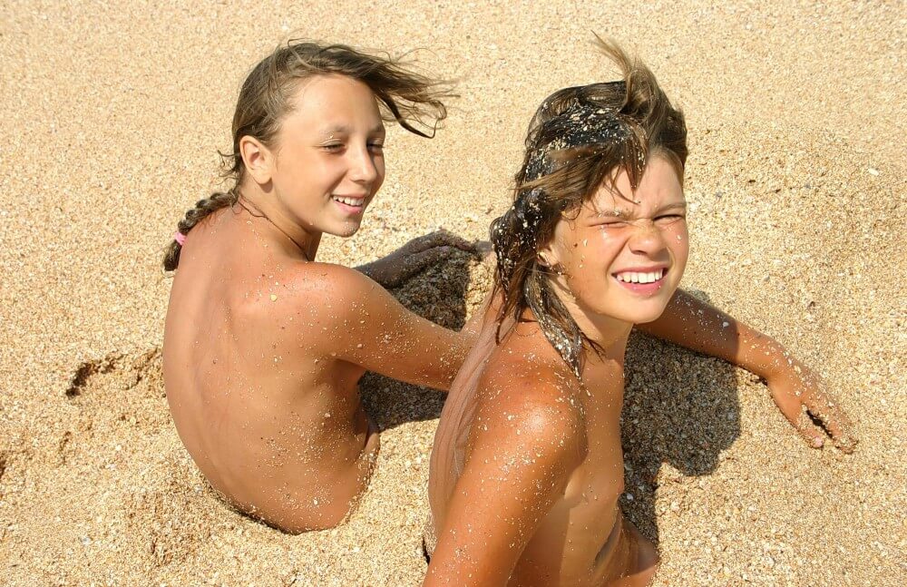 Ocean Beach Relaxing Photo Set - Nudist festivals are beautiful