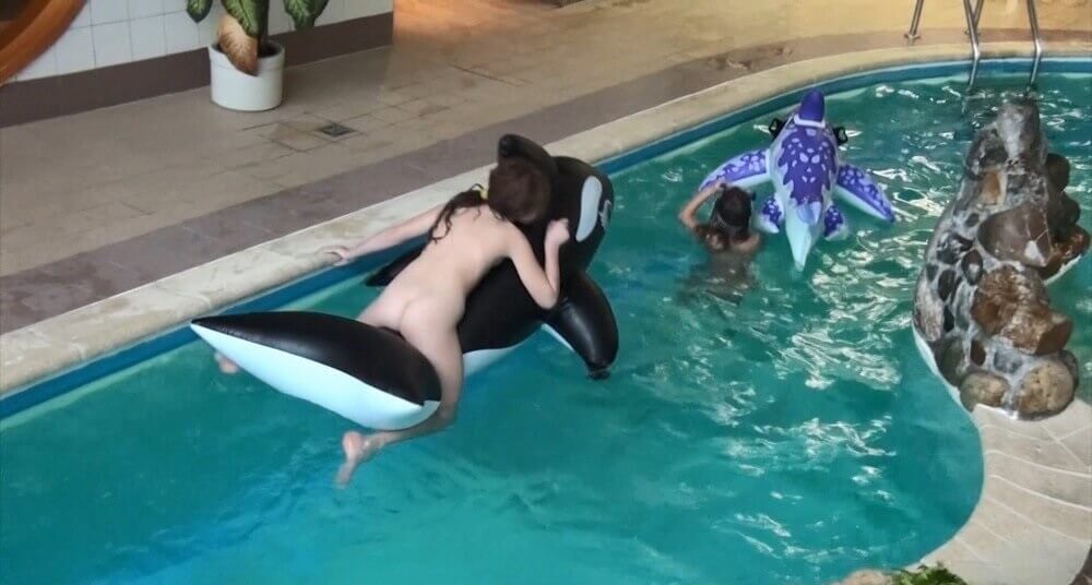 Naturism in the pool Full HD - Nudity helps you feel free