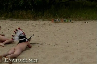 Enature - naked shoot out - A Base for Naturist Recreation