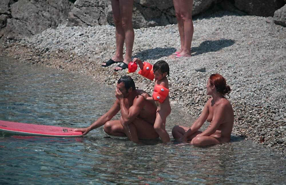 Beach Nudist Family Shore Camp pics - Nudity is perceived as a natural way of life
