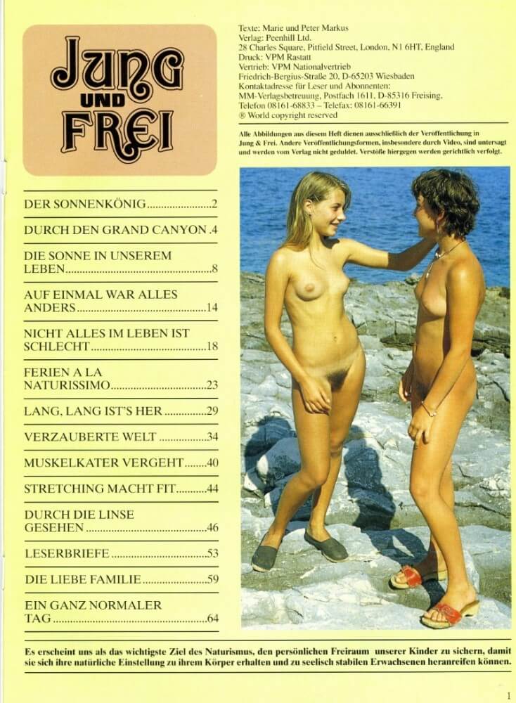 Jung und Frei Nr 76 - Nudism is based on sincerity
