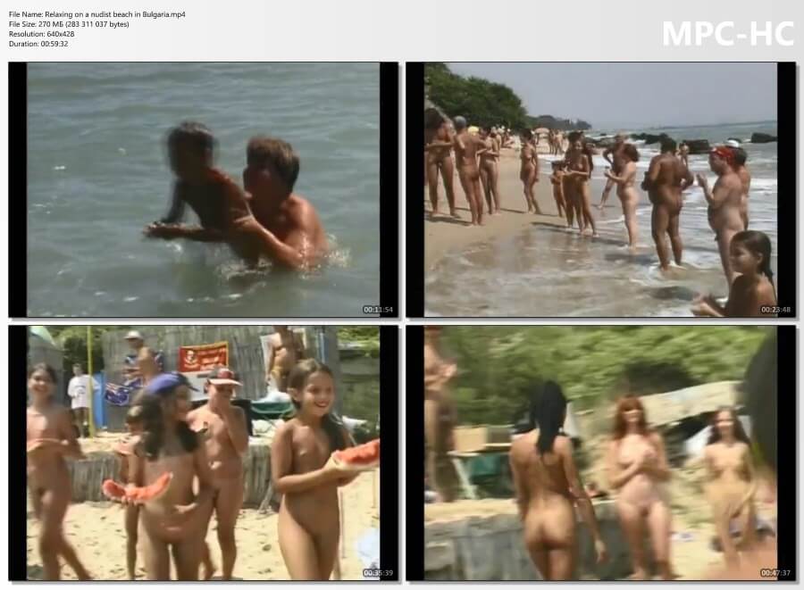 Relaxing on a nudist beach in Bulgaria - Lightheartedness and ease are characteristic features of the practice of nudism and naturism