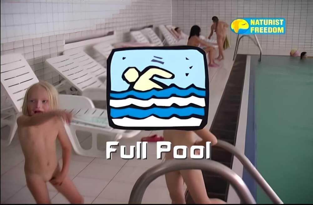 Naturist Freedom: Full Pool - The idea of freedom and self-acceptance, as embodied by Adam and Eve, is important