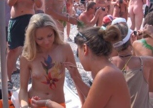 Neptune Ocean Festival # 2 Full HD - Striving for tolerance and respect is the code of conduct among nudists