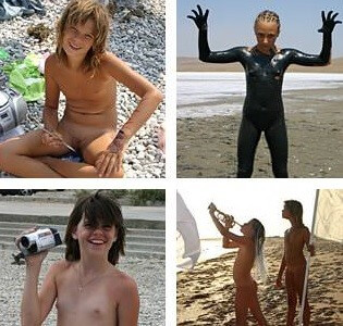 Naturism photo gallery # 3 - Getting rid of clothes