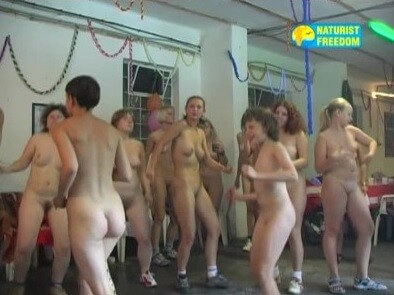 Naturist Freedom: Discotheque in a Cellar - Its one thing to see nudists, but another to be a nudist yourself