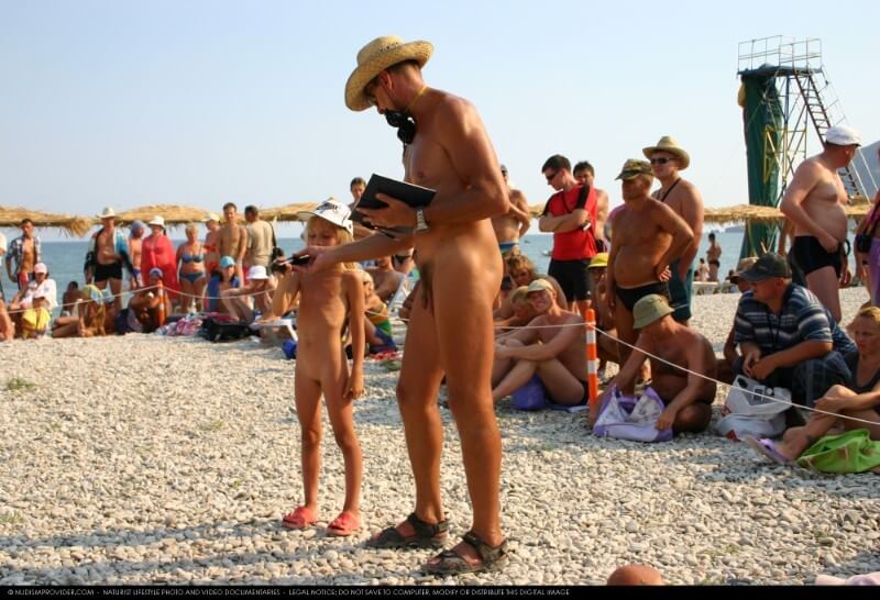 Naturist Pageant Line Up photos - Naturism creates harmony with the environment