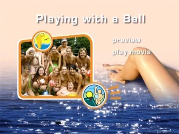 Naturist Freedom: Playing with a ball - Unrestricted freedom is a core value in nudism and naturism
