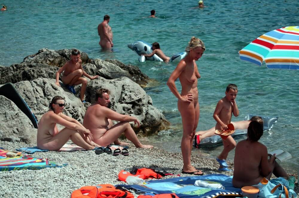 Rock Side Family Camping pics - Nudity fosters trust and honesty