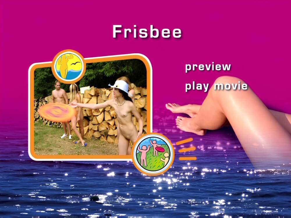 Naturist Freedom - Frisbee DVD - Naturists value a simple life