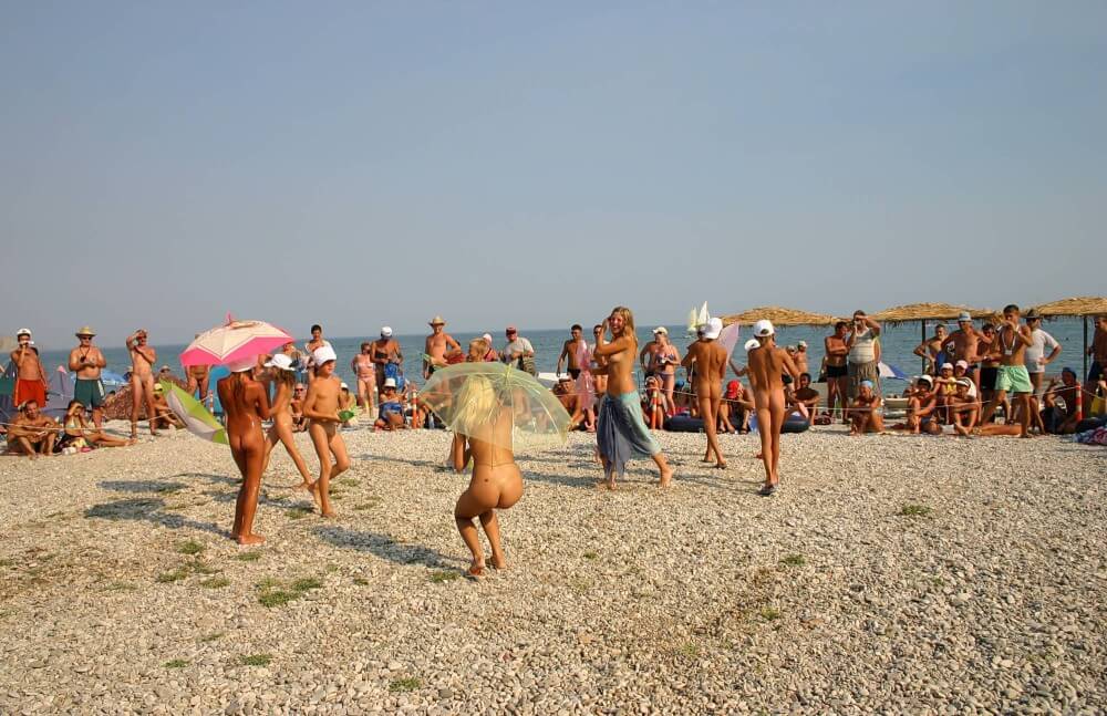 Ribbon and Umbrella Dance pics - This is the culture of nudism