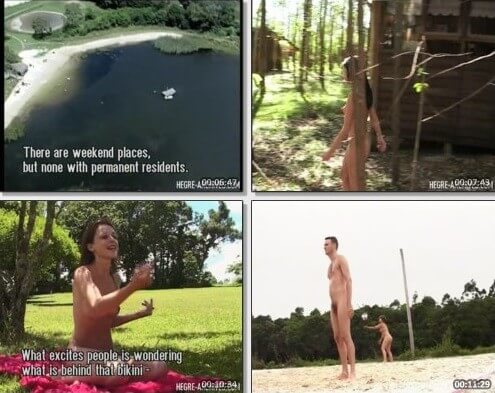 A day in the life of a naturist - Seeks harmony with the rhythms of nature and the environment through nudity