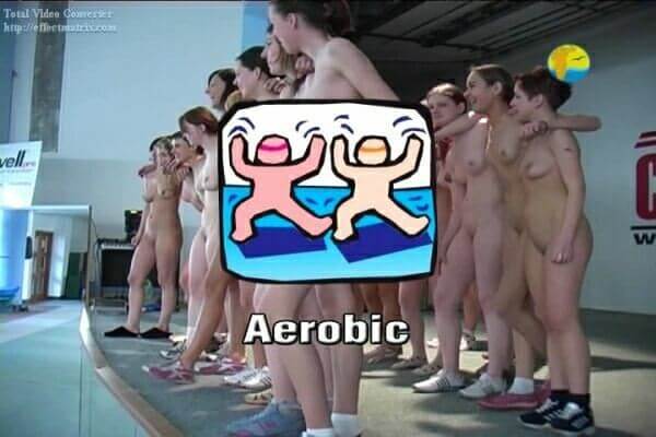 Naturist Freedom: Aerobic - Nudity helps to overcome insecurities and boost self-esteem