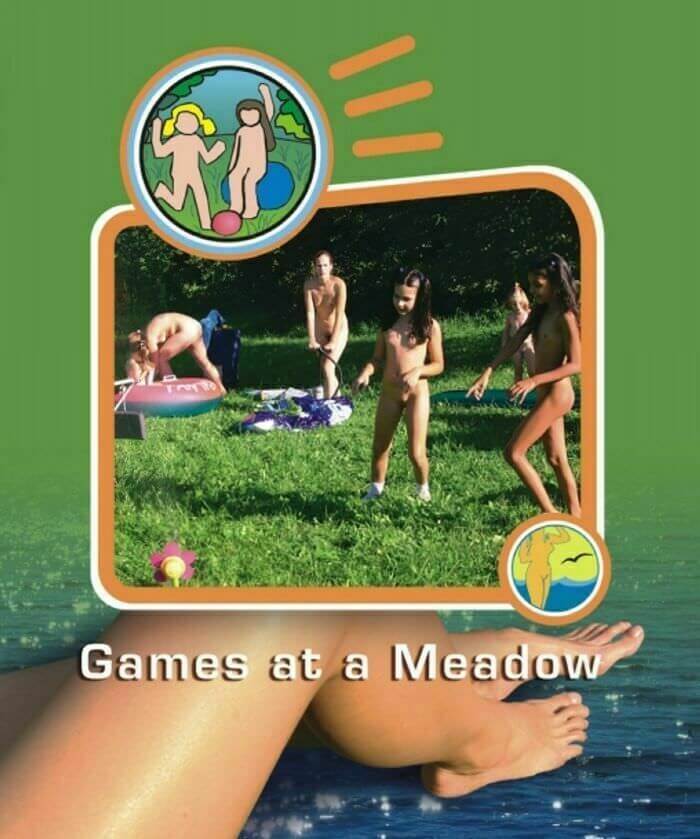 Naturist Freedom: Games at a Meadow - Minimizing clothing or nudism