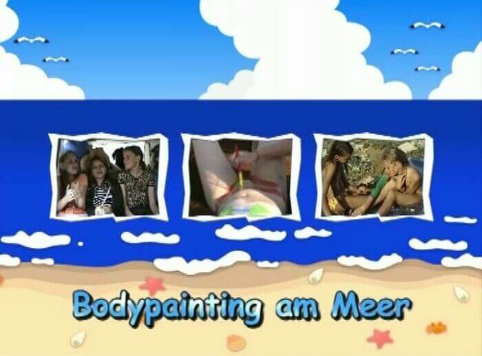 Naturistin: Bodypainting am Meer - A true nudist vacation