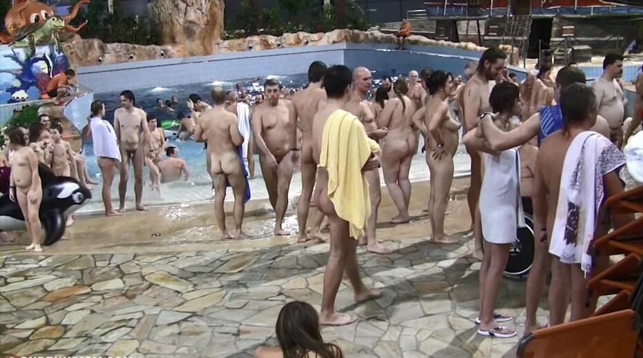 Aquatic park reunion video - People who practice naturism value naturalness and simplicity