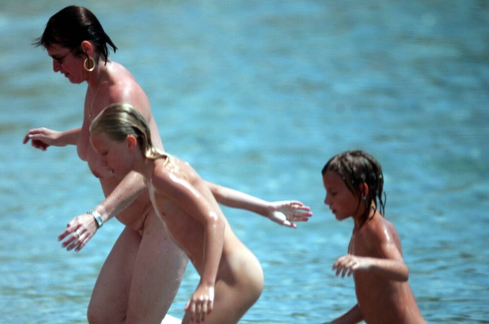 Running From the Waters pics - Naturism is based on love for oneself and nature