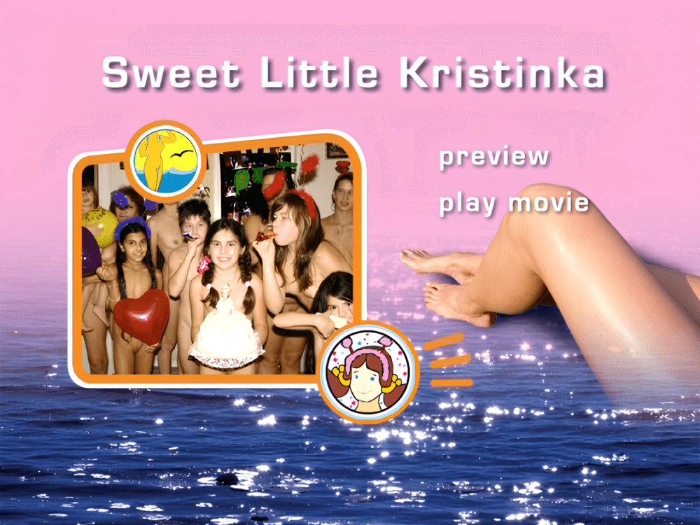 Naturist Freedom: Sweet Little Kristinka  DVD - Human nature in its original form